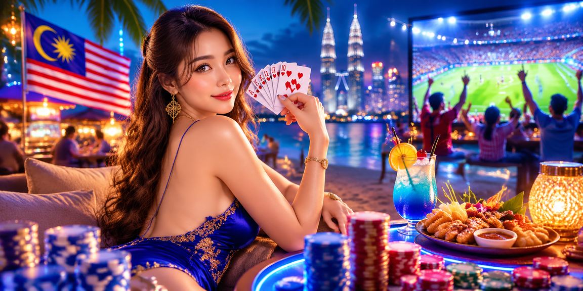 Permainan kad Teen Patti gaya Malaysia dalam suasana santai